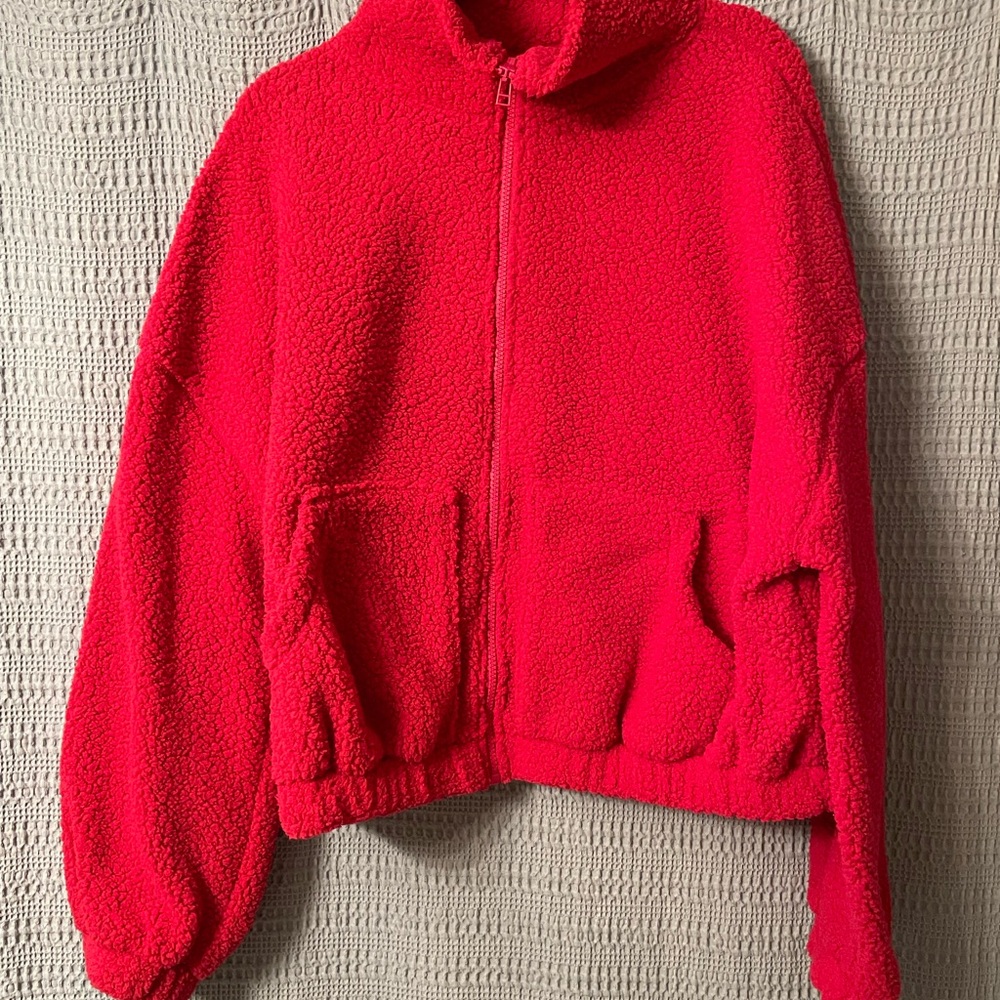 Old Navy Vibrant hot pink Fleece Jacket